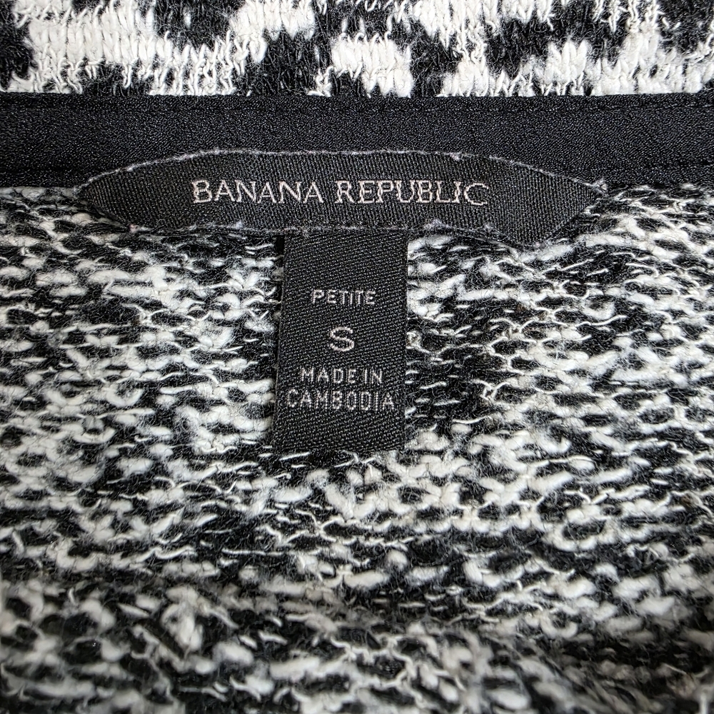 Leopard Print Cropped Sweater Sz S Petite - Picture 3 of 4